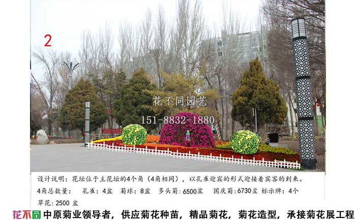 菊花展設計方案-配景設計圖