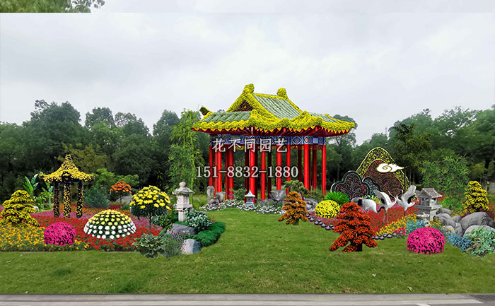 菊花布展景觀小品4設(shè)計圖